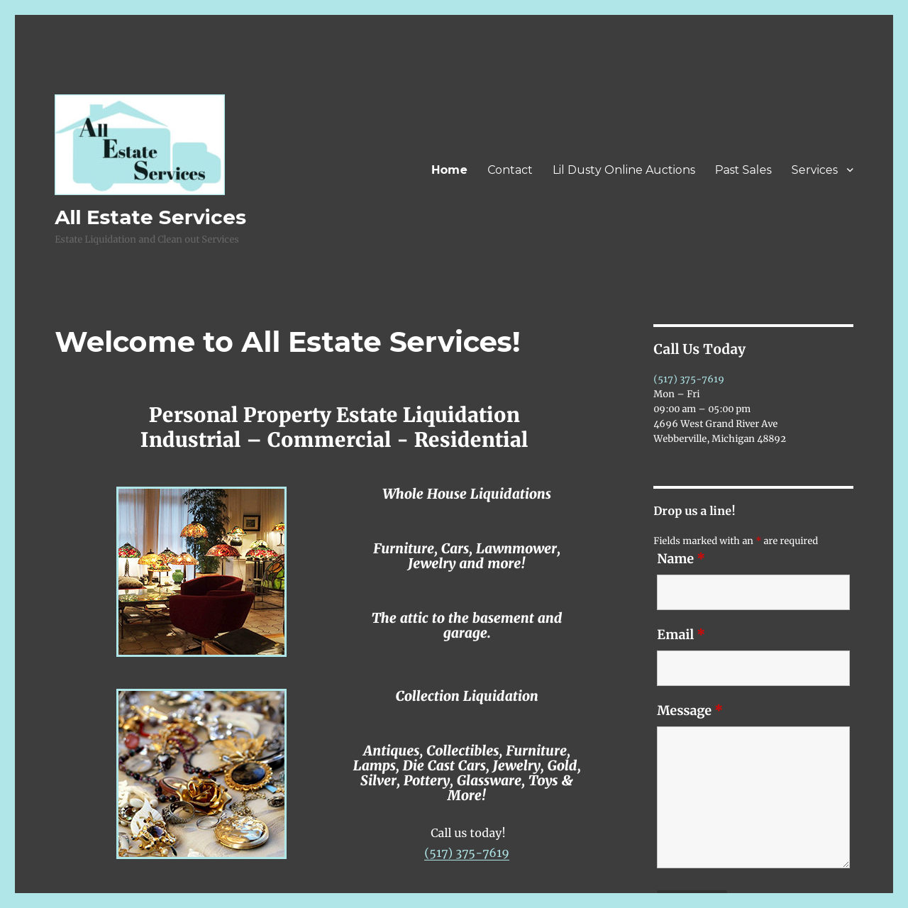 All Estate Services website